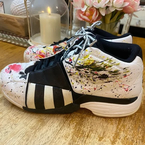 adidas gazelle silver green womens Adidas Stan Smith Black Rose Paint Splatter (W)